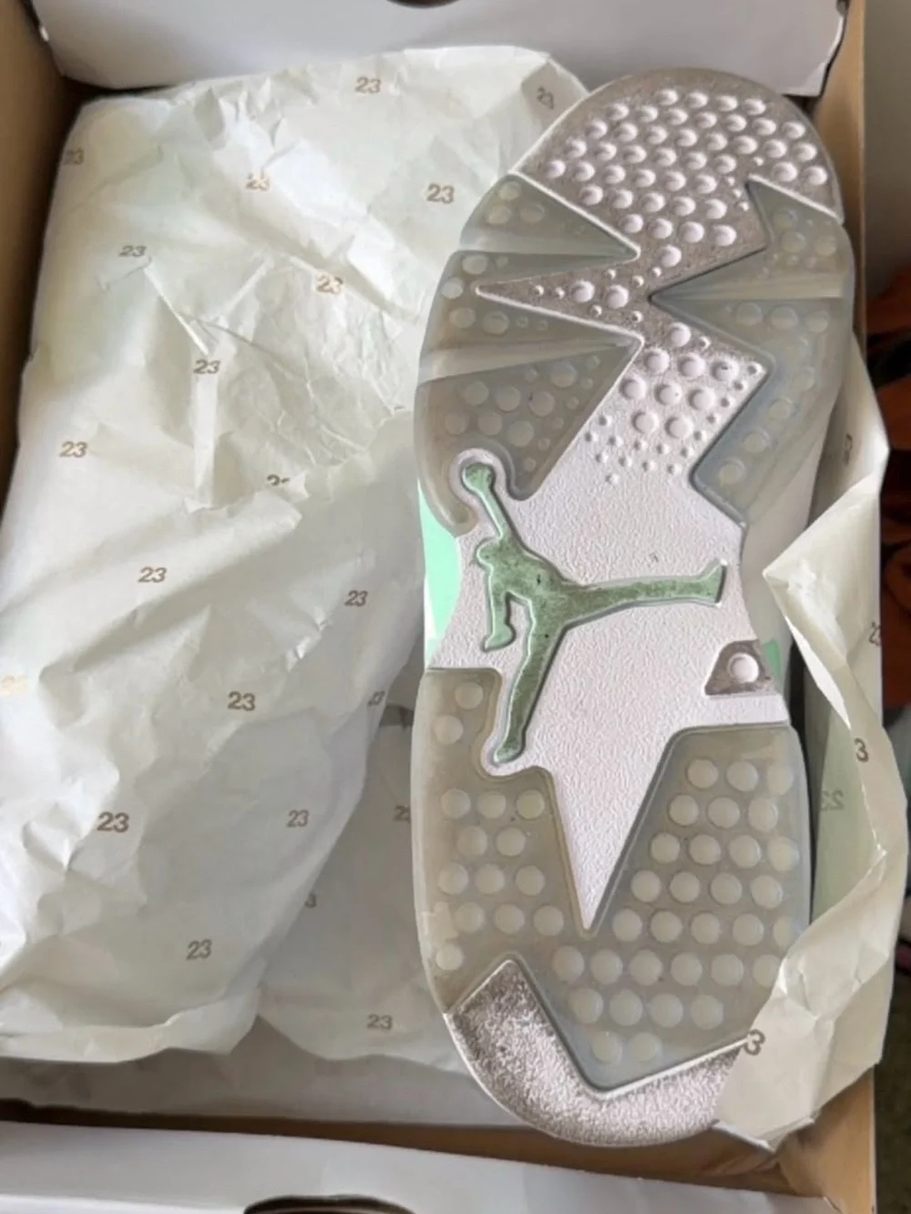 Jordan Women’s White & Mint Basketball Sneakers